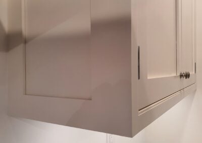 Painted Panelled Wall cabinet End